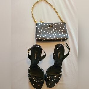 Authentic Dolce and Gabbana shoes and purse set